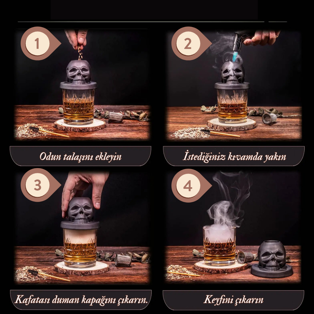 Kafatası Premium Duman Seti